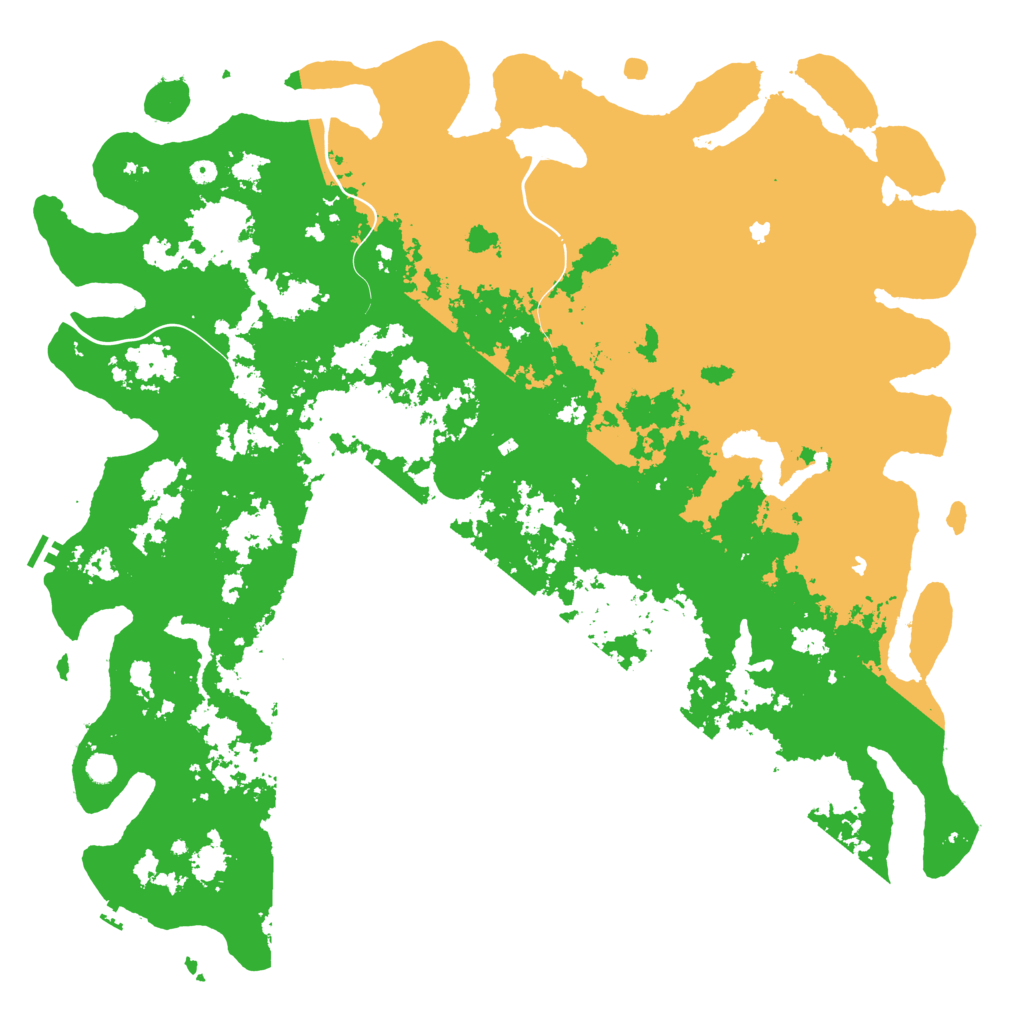Biome Rust Map: Procedural Map, Size: 6000, Seed: 76139