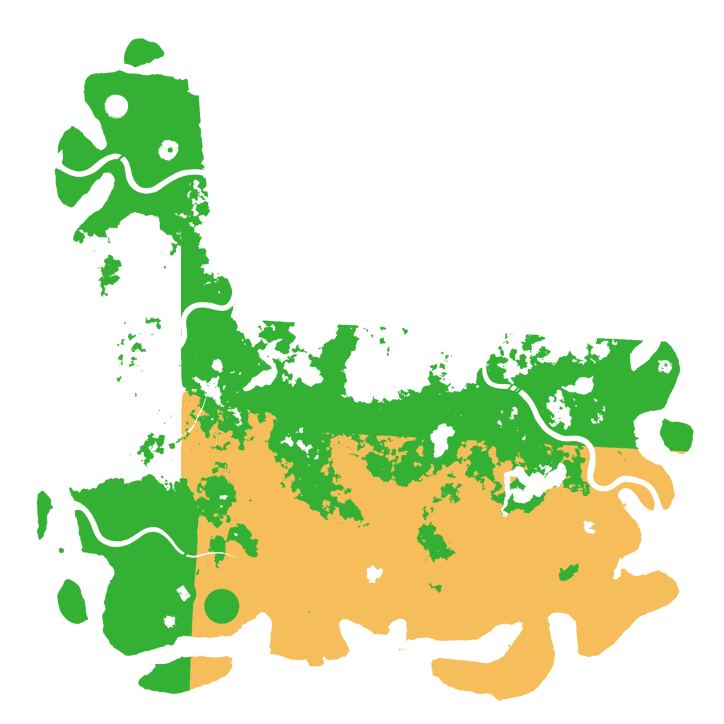 Biome Rust Map: Procedural Map, Size: 5500, Seed: 792268583