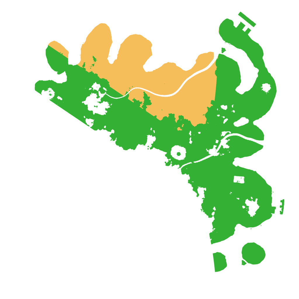 Biome Rust Map: Procedural Map, Size: 3000, Seed: 72331