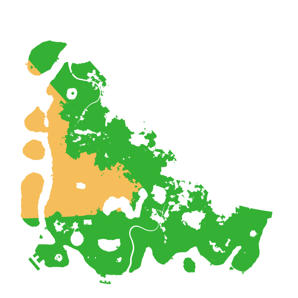 Biome Rust Map: Procedural Map, Size: 4000, Seed: 23389