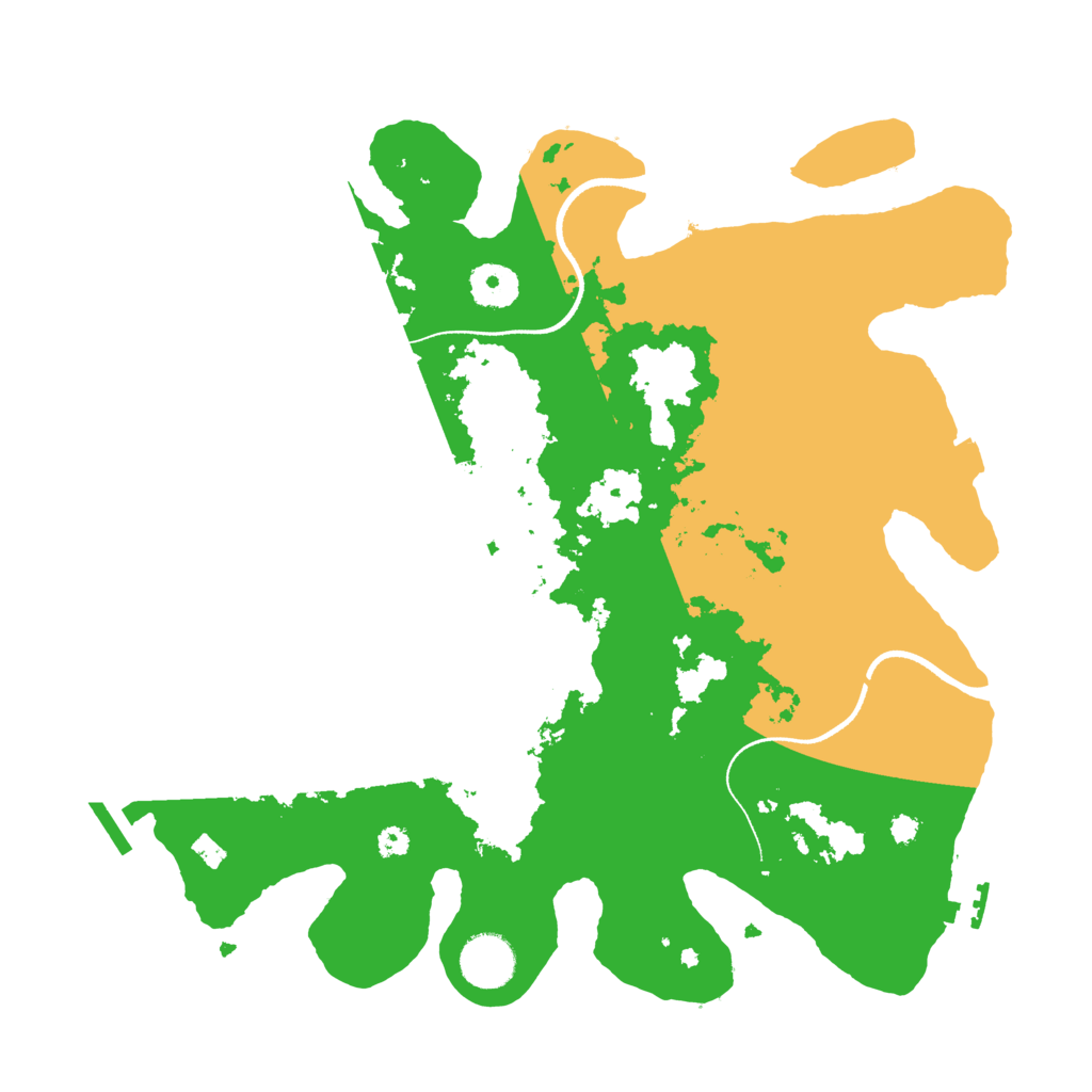 Biome Rust Map: Procedural Map, Size: 3500, Seed: 1333784237