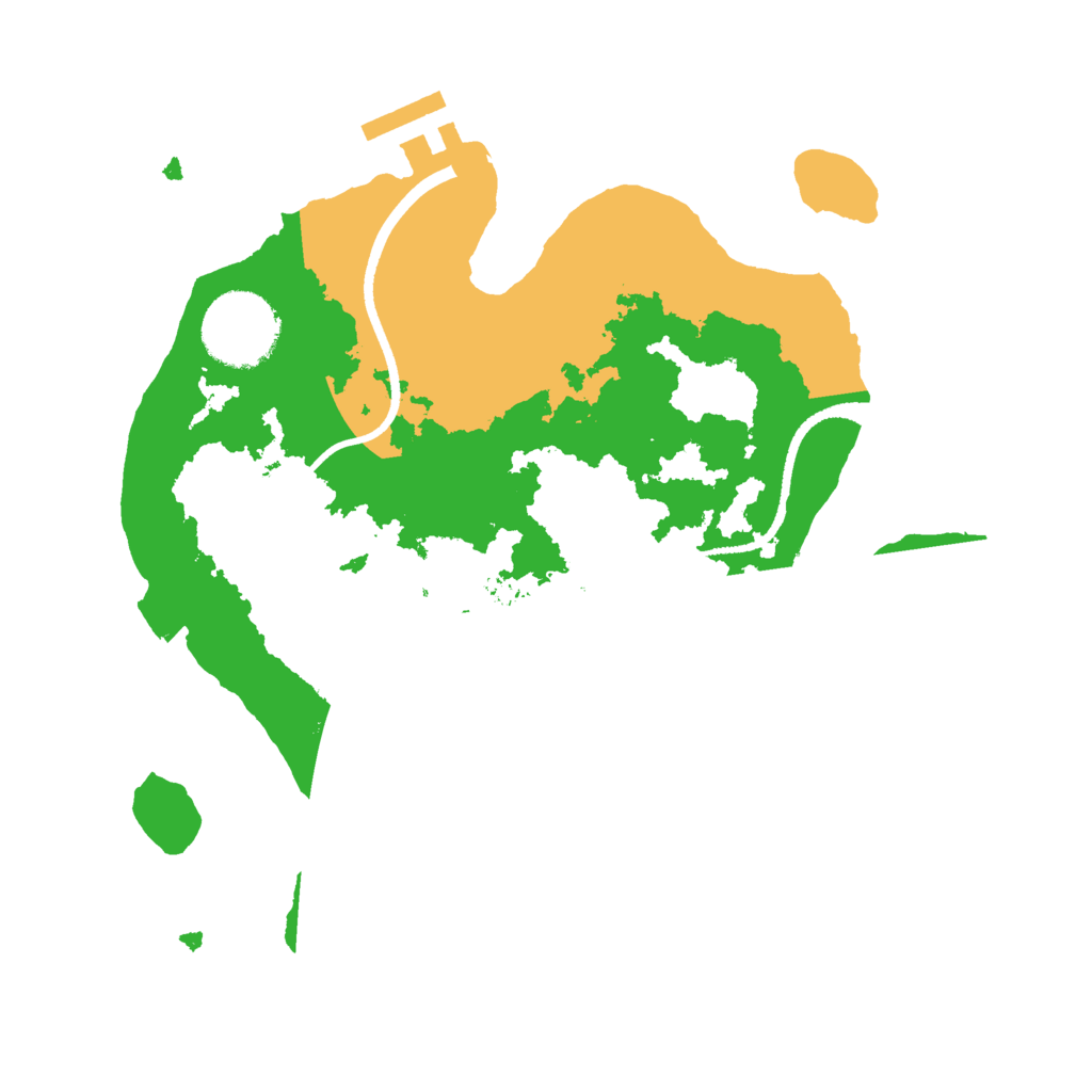 Biome Rust Map: Procedural Map, Size: 2555, Seed: 50000