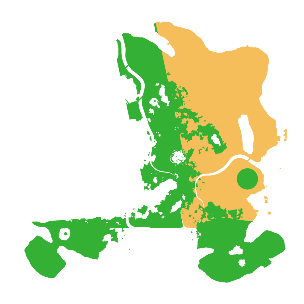 Biome Rust Map: Procedural Map, Size: 3800, Seed: 1545231941