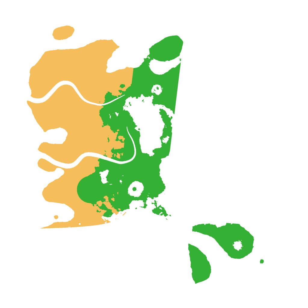 Biome Rust Map: Procedural Map, Size: 3000, Seed: 768431