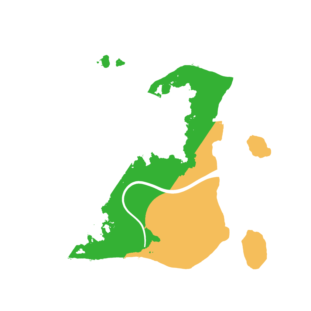 Biome Rust Map: Procedural Map, Size: 1850, Seed: 65000