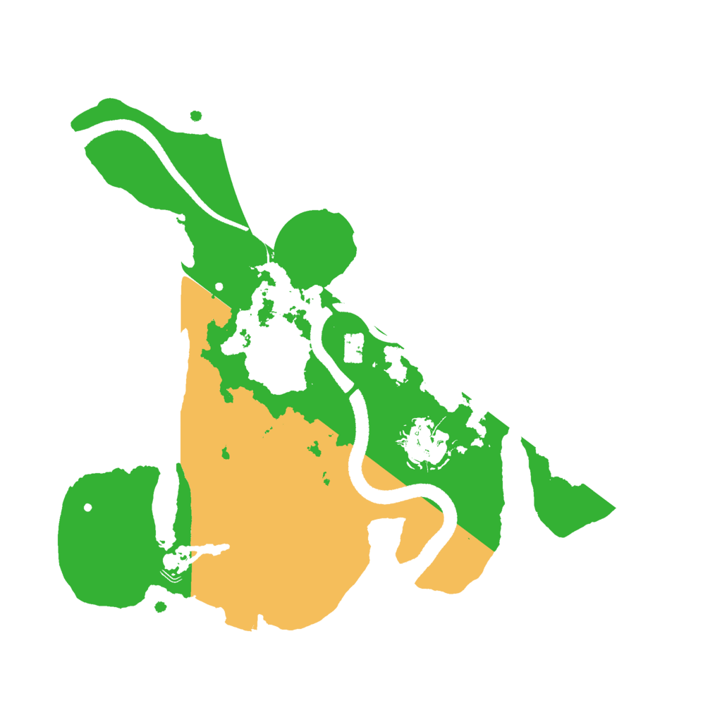 Biome Rust Map: Procedural Map, Size: 2600, Seed: 636070104