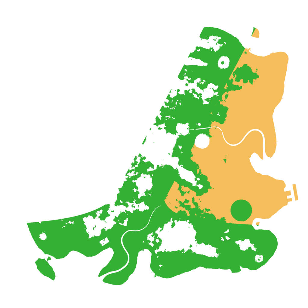 Biome Rust Map: Procedural Map, Size: 3800, Seed: 102002399