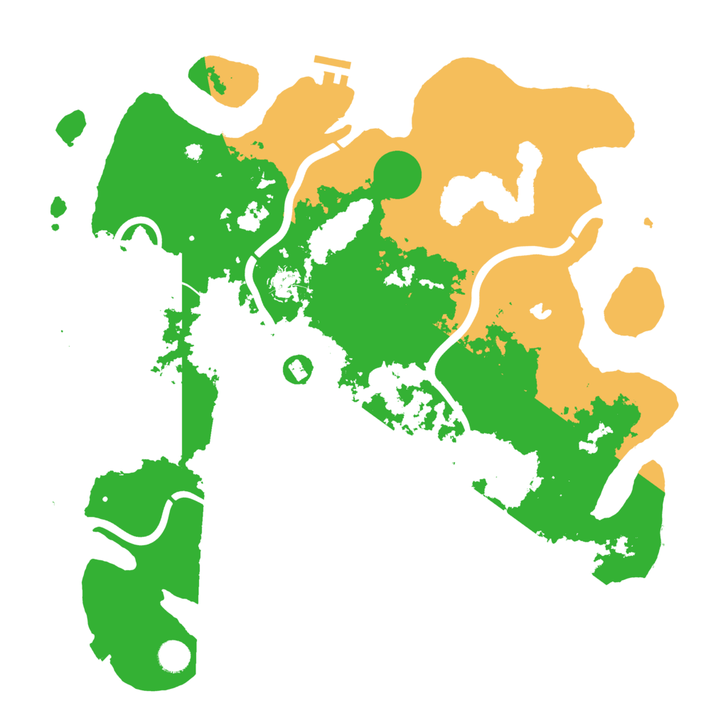 Biome Rust Map: Procedural Map, Size: 4000, Seed: 1853696399