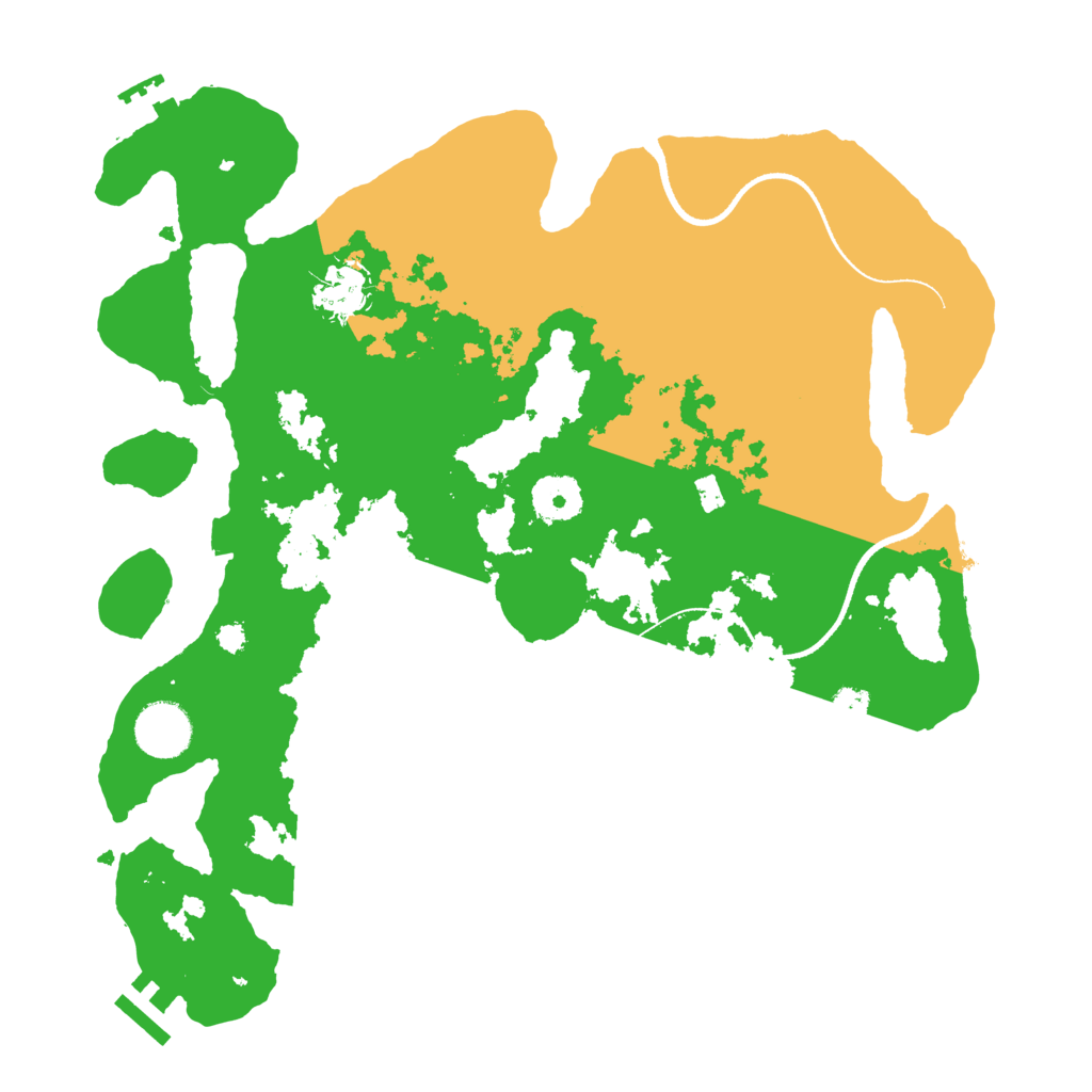 Biome Rust Map: Procedural Map, Size: 3400, Seed: 304015874