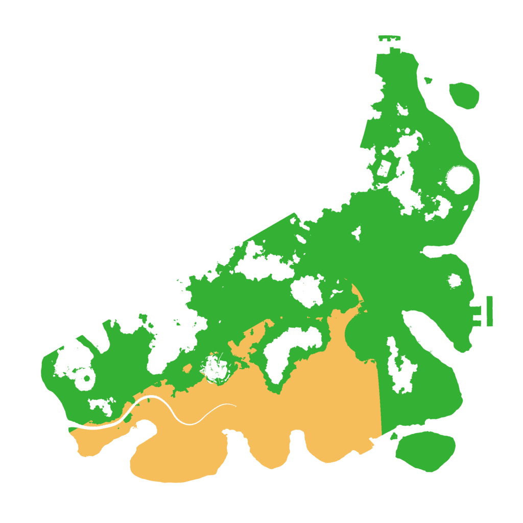Biome Rust Map: Procedural Map, Size: 3500, Seed: 702815090