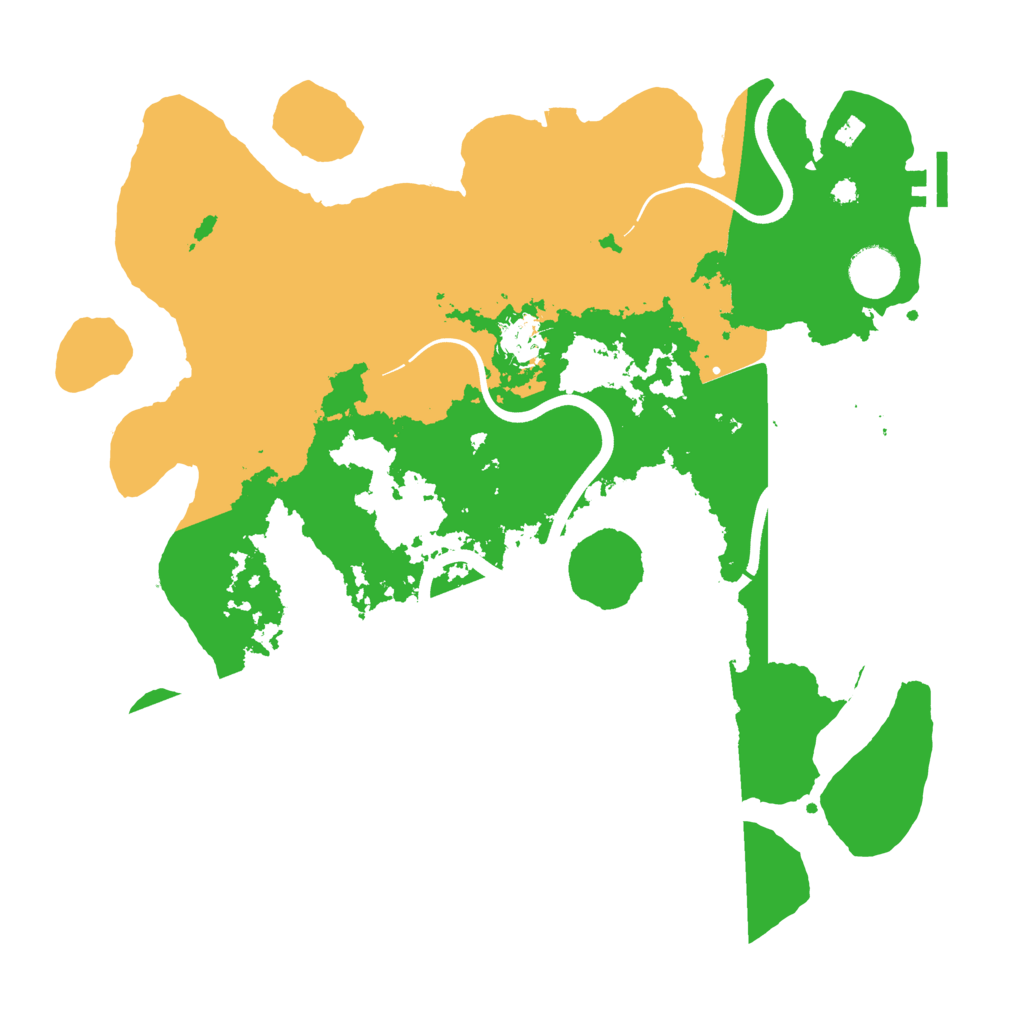 Biome Rust Map: Procedural Map, Size: 3750, Seed: 733555173