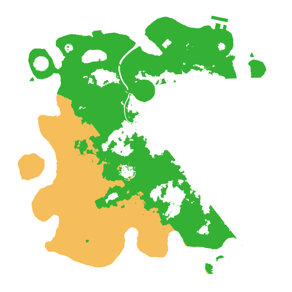 Biome Rust Map: Procedural Map, Size: 3500, Seed: 1844616