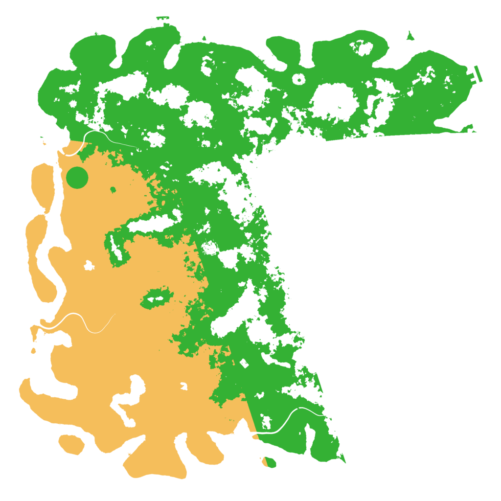 Biome Rust Map: Procedural Map, Size: 6000, Seed: 644735419