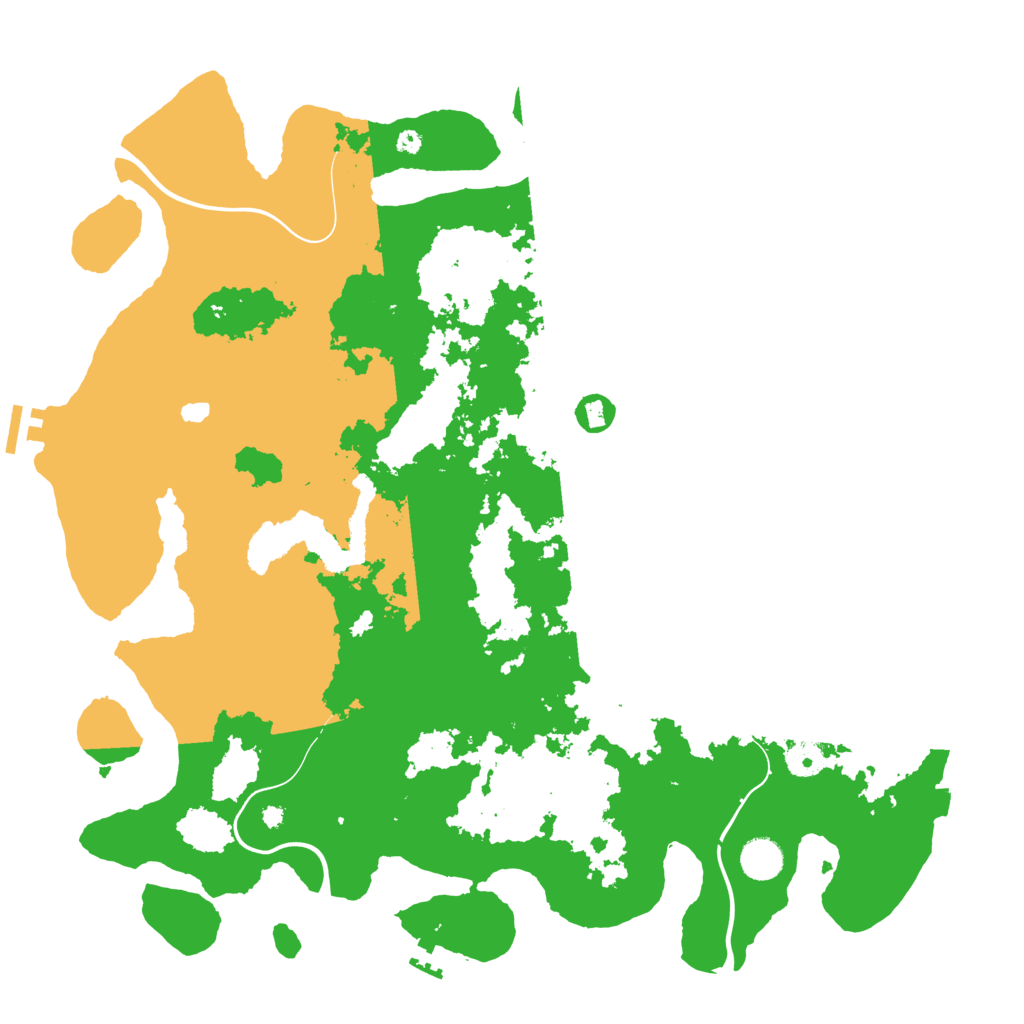 Biome Rust Map: Procedural Map, Size: 4250, Seed: 604648506