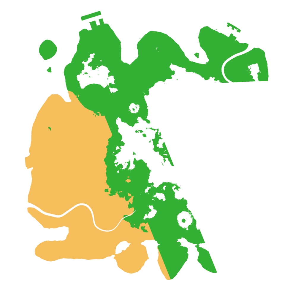 Biome Rust Map: Procedural Map, Size: 3000, Seed: 1823