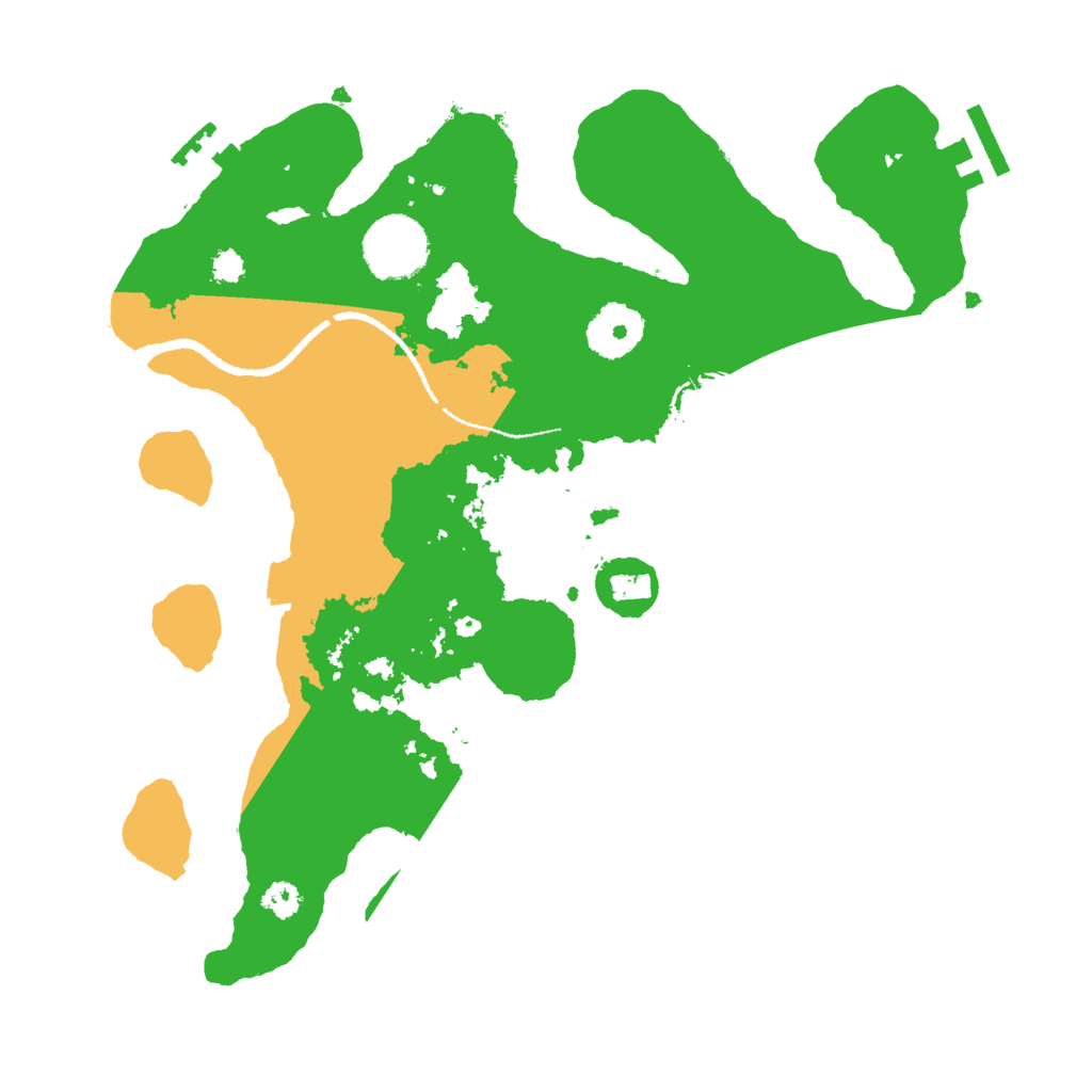 Biome Rust Map: Procedural Map, Size: 3000, Seed: 23822
