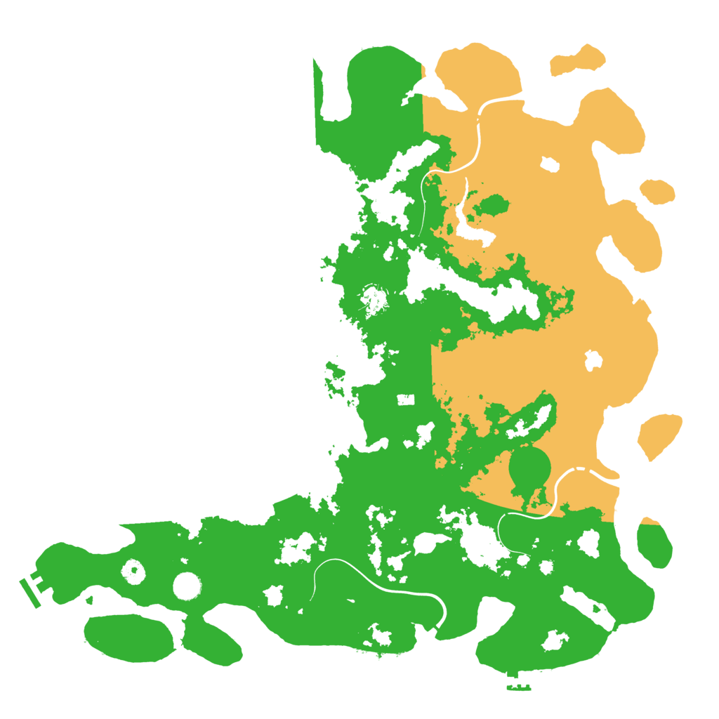 Biome Rust Map: Procedural Map, Size: 4500, Seed: 7474584