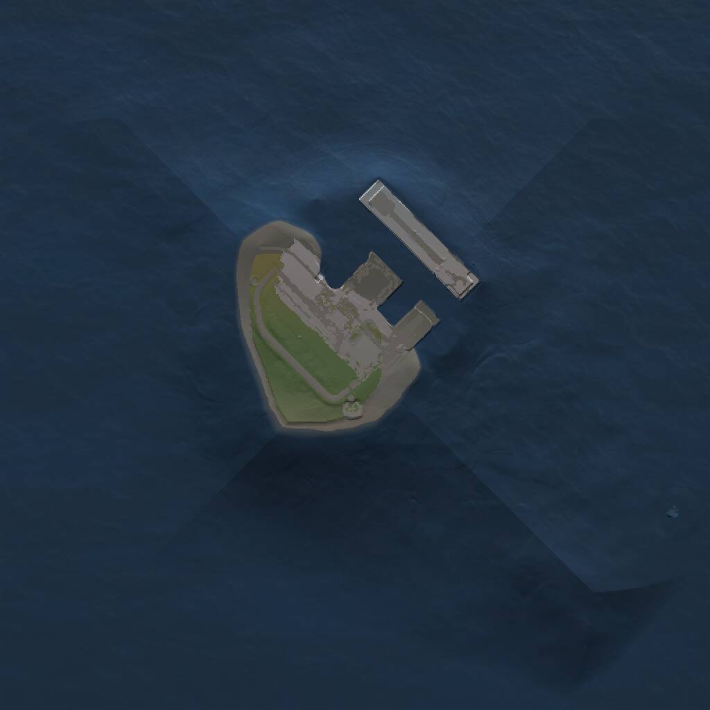 Rust Map: Procedural Map, Size: 1000, Seed: 948232144, 2 Monuments