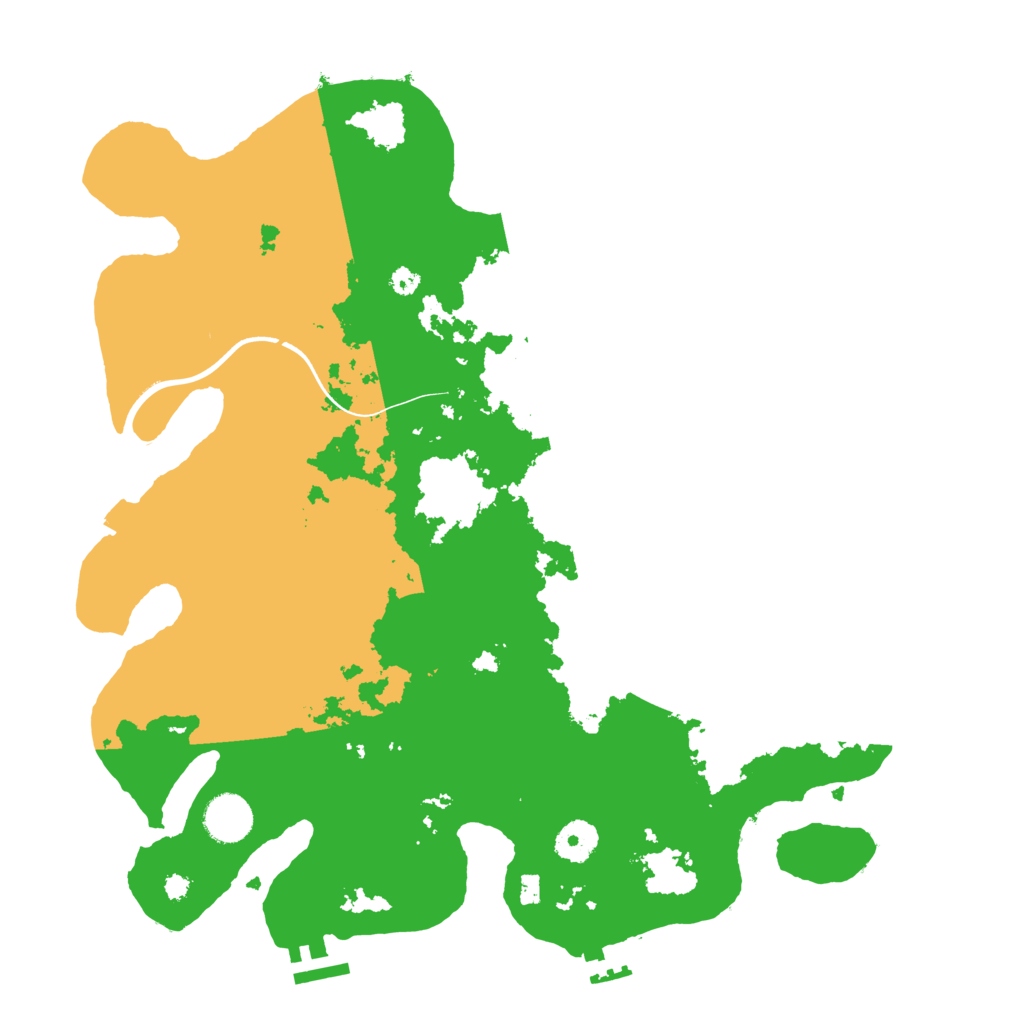 Biome Rust Map: Procedural Map, Size: 3700, Seed: 1308130577