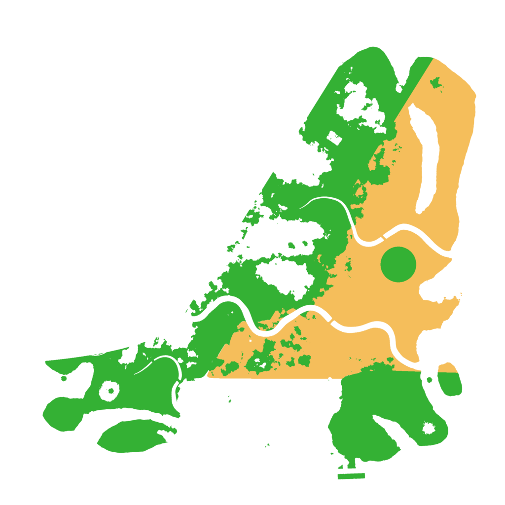 Biome Rust Map: Procedural Map, Size: 3750, Seed: 1304562369