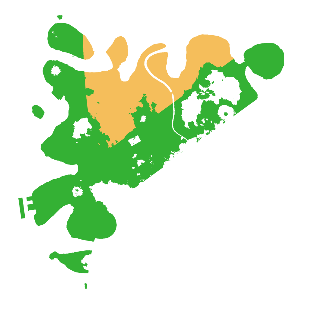 Biome Rust Map: Procedural Map, Size: 3000, Seed: 355277662
