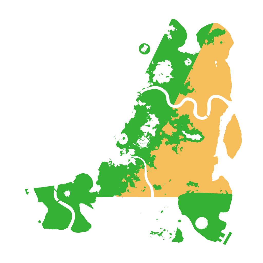 Biome Rust Map: Procedural Map, Size: 3850, Seed: 287990255