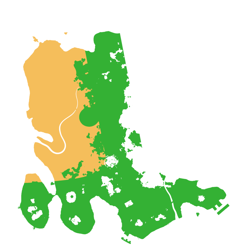 Biome Rust Map: Procedural Map, Size: 3500, Seed: 1311197315