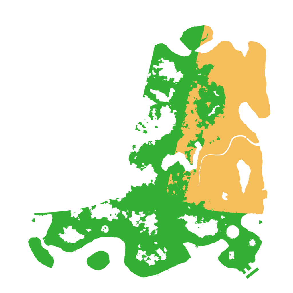Biome Rust Map: Procedural Map, Size: 4000, Seed: 181874774