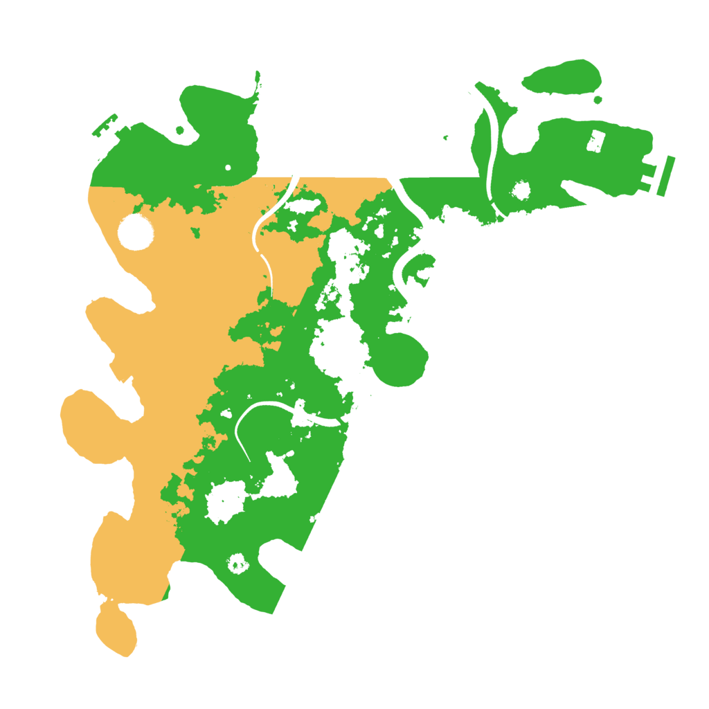 Biome Rust Map: Procedural Map, Size: 3500, Seed: 277686869