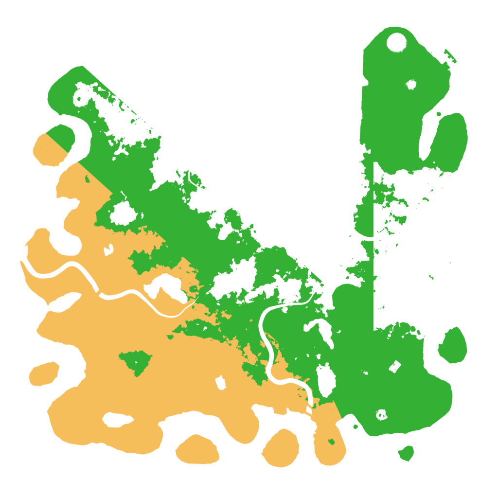 Biome Rust Map: Procedural Map, Size: 4500, Seed: 325425232