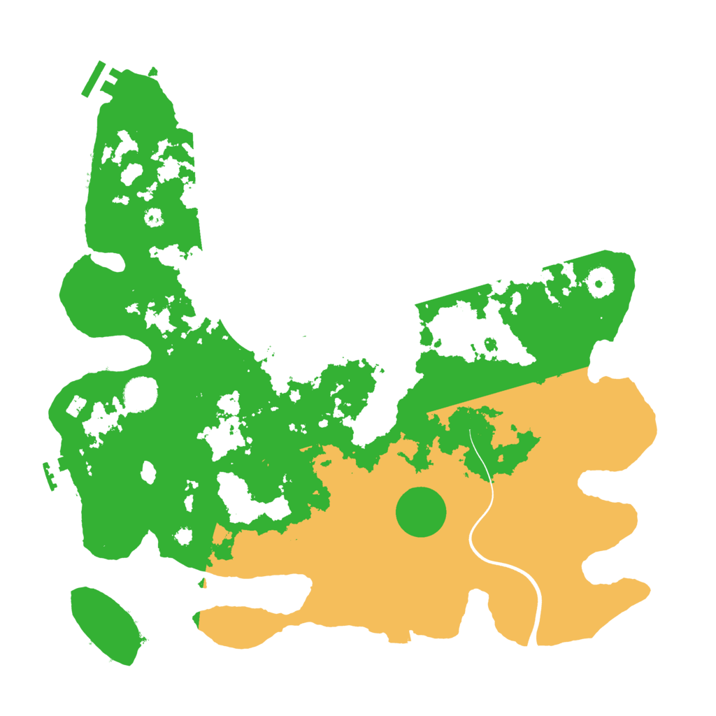 Biome Rust Map: Procedural Map, Size: 3750, Seed: 528458493