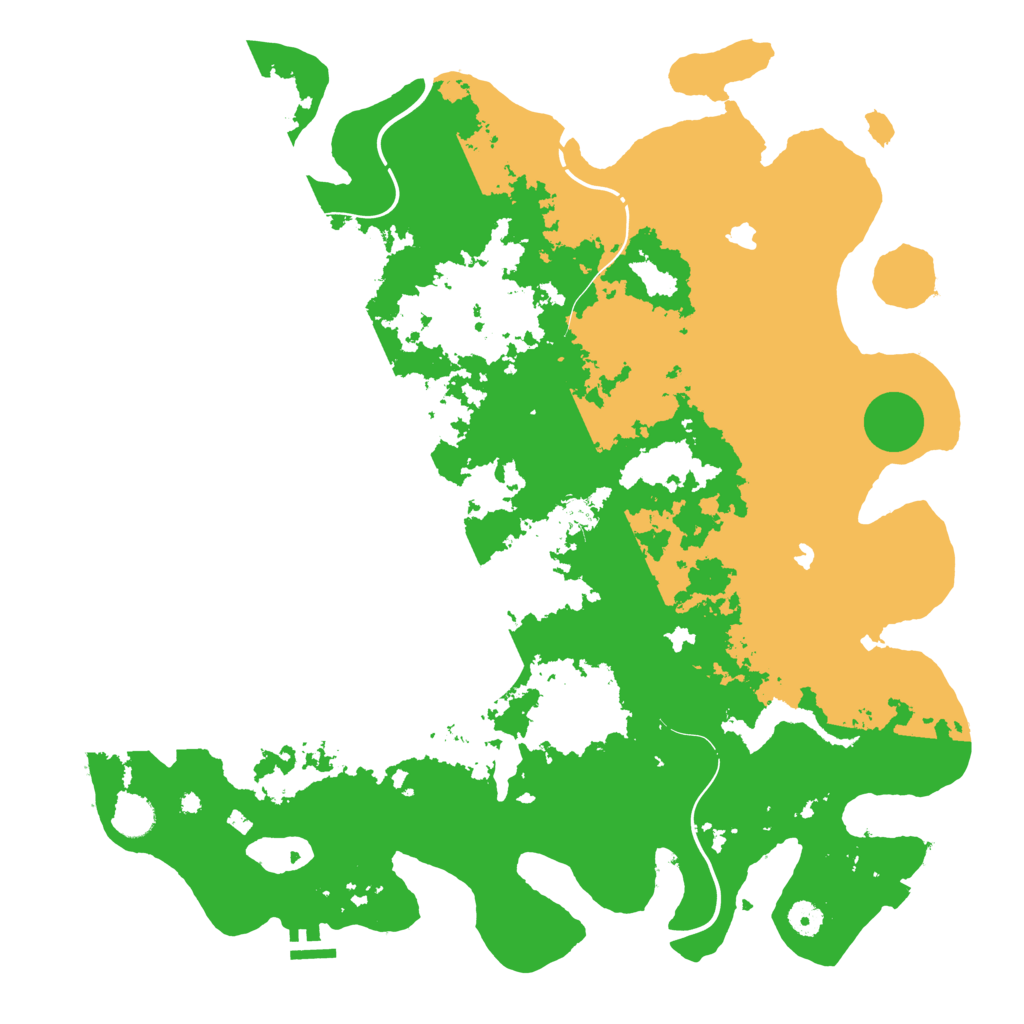 Biome Rust Map: Procedural Map, Size: 4500, Seed: 1058745157