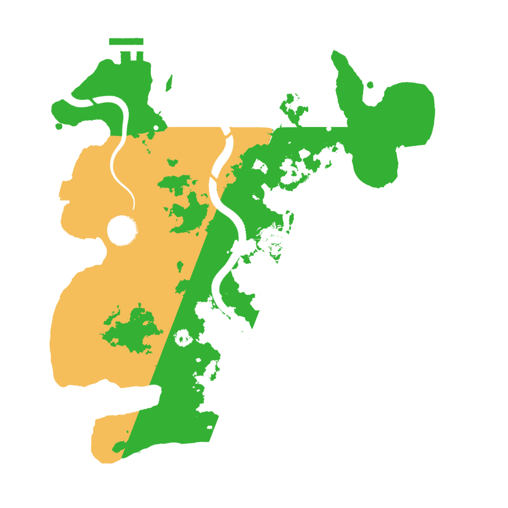 Biome Rust Map: Procedural Map, Size: 3000, Seed: 1764520661