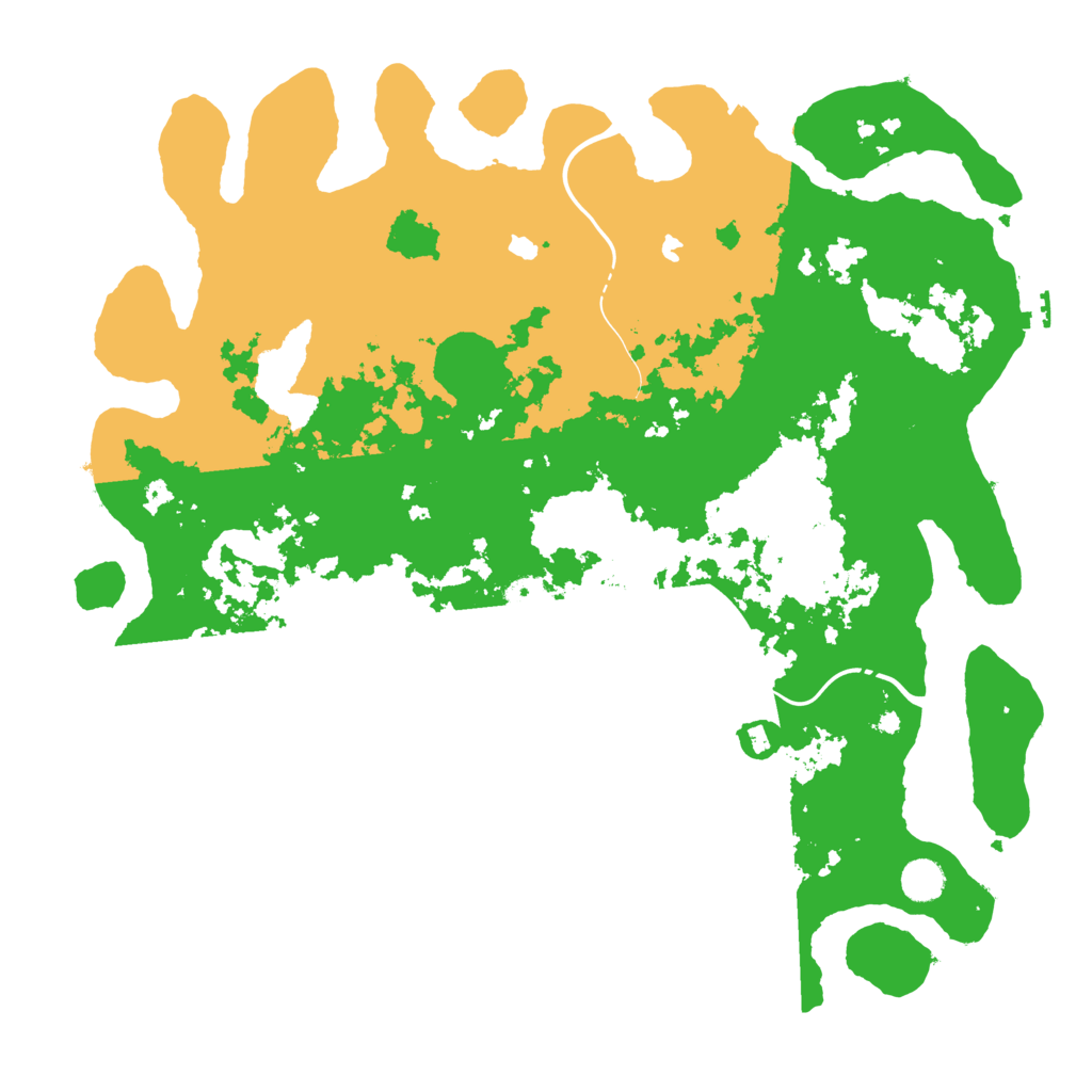 Biome Rust Map: Procedural Map, Size: 4500, Seed: 1017457451