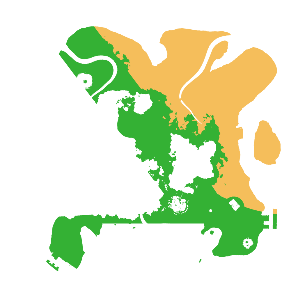 Biome Rust Map: Procedural Map, Size: 3000, Seed: 819086928