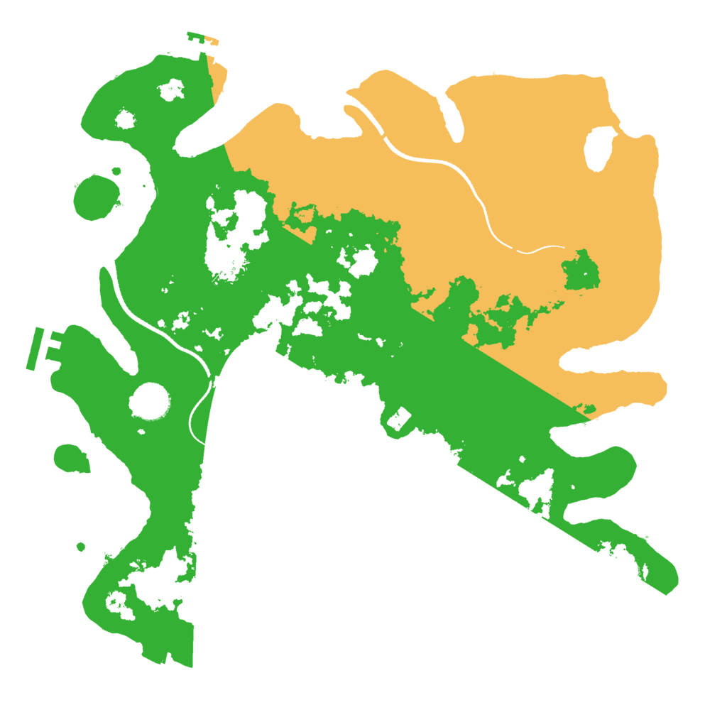 Biome Rust Map: Procedural Map, Size: 3400, Seed: 99546758