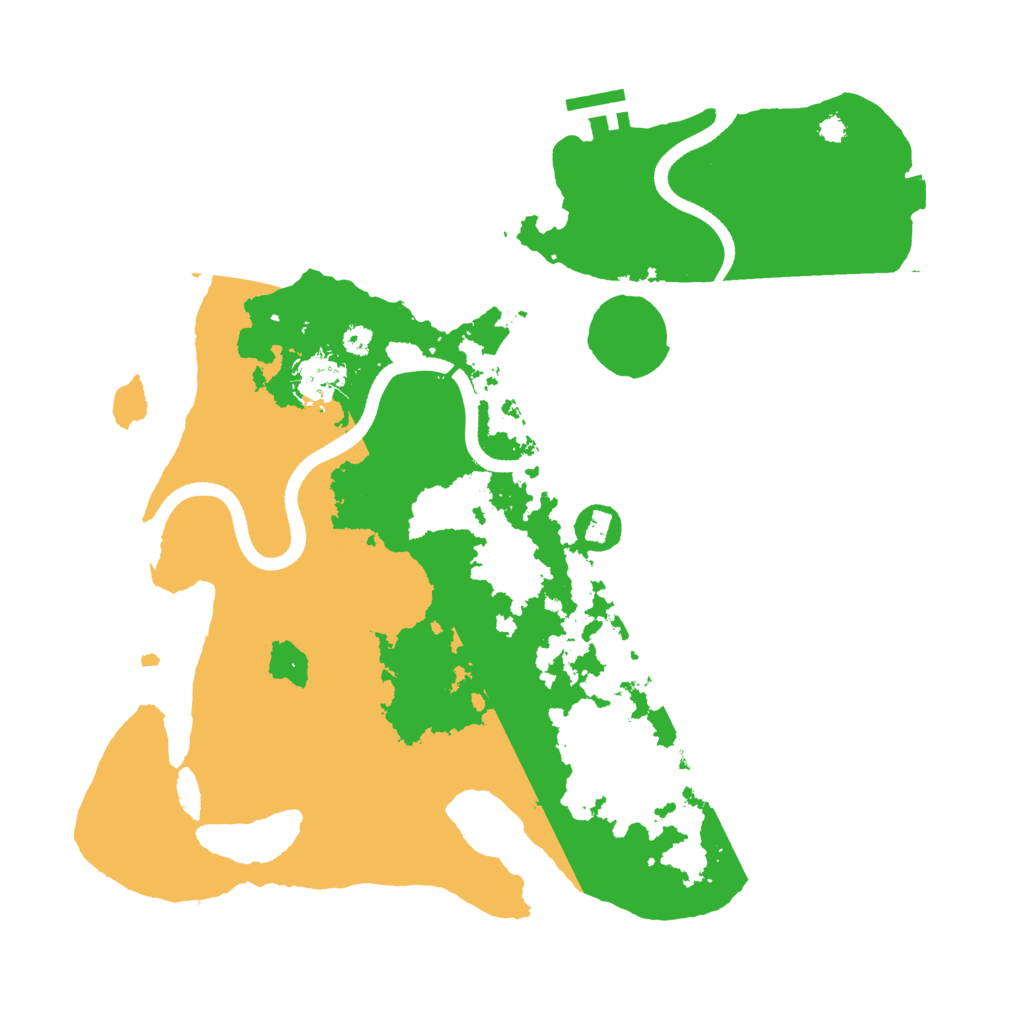 Biome Rust Map: Procedural Map, Size: 3500, Seed: 804783178