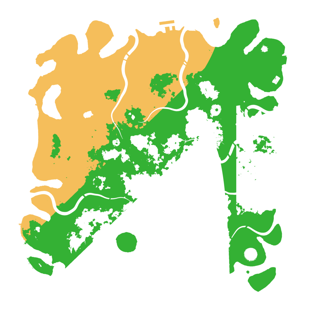 Biome Rust Map: Procedural Map, Size: 4250, Seed: 1136685714