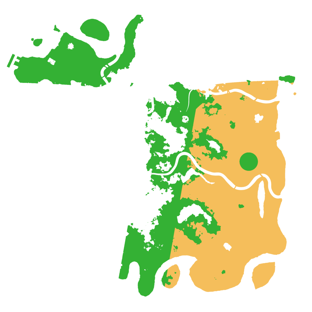 Biome Rust Map: Procedural Map, Size: 4500, Seed: 573252506