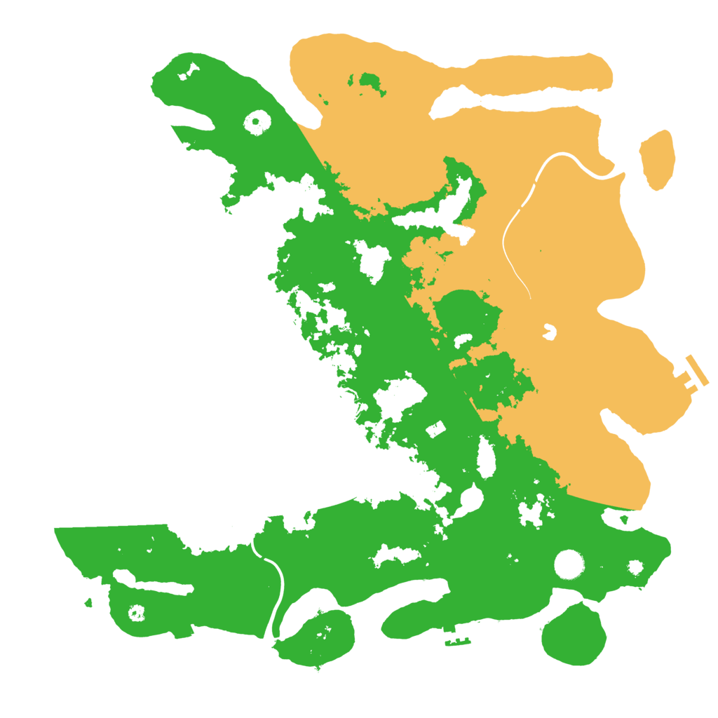Biome Rust Map: Procedural Map, Size: 4250, Seed: 1138956030