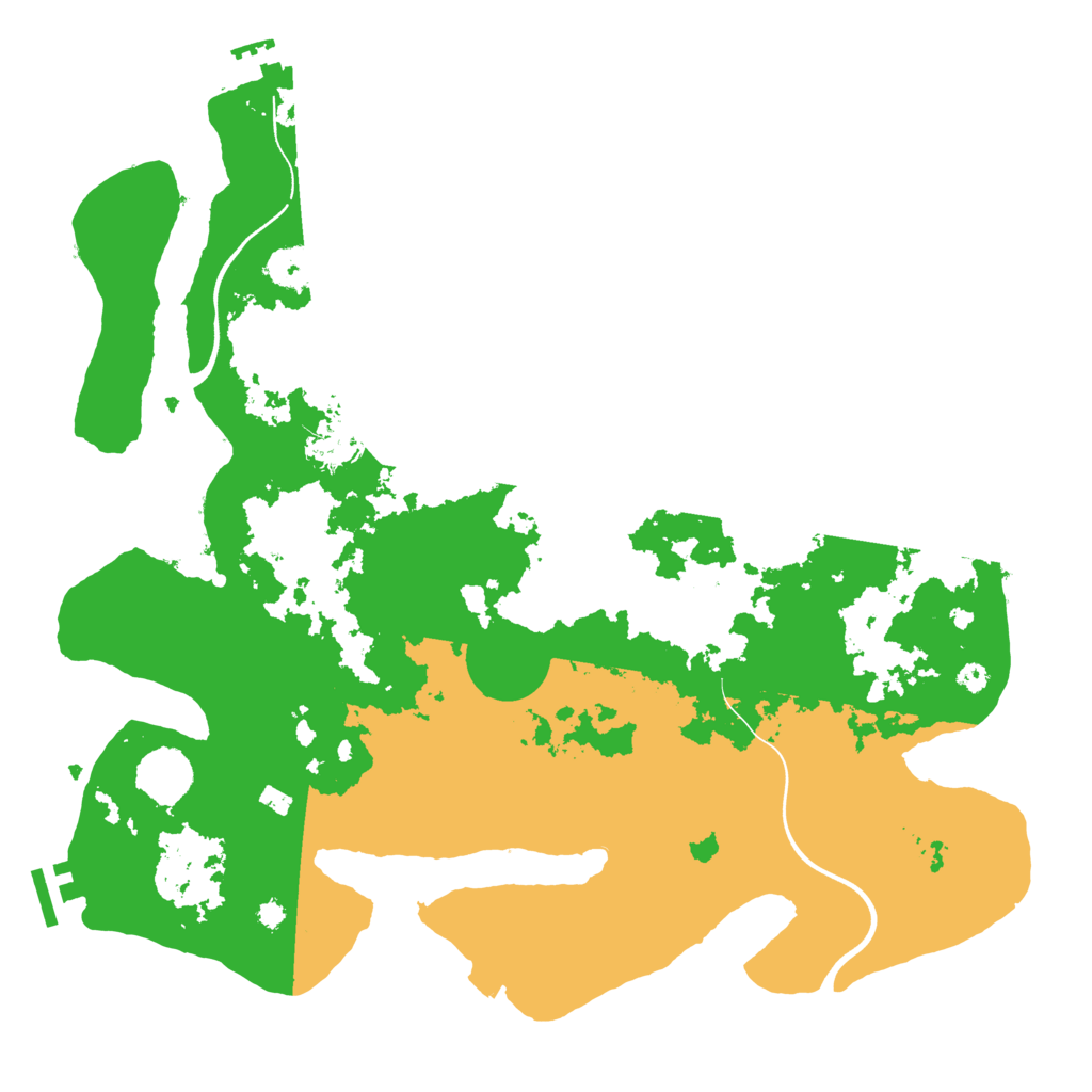 Biome Rust Map: Procedural Map, Size: 3750, Seed: 1826379098