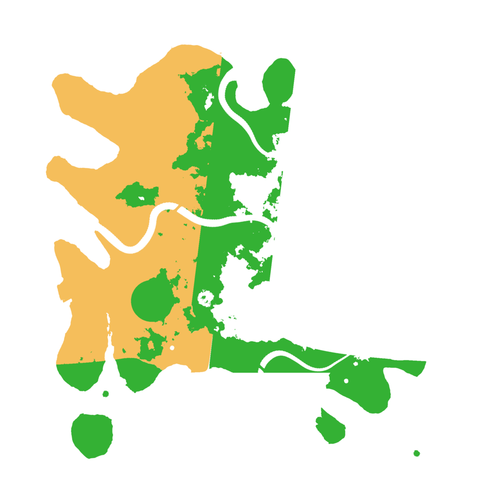 Biome Rust Map: Procedural Map, Size: 3150, Seed: 13300331