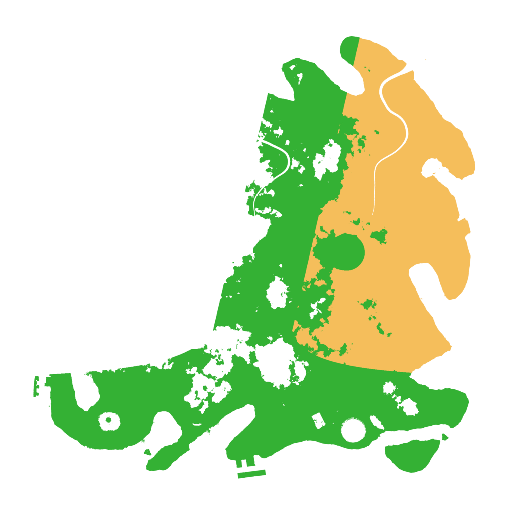 Biome Rust Map: Procedural Map, Size: 3750, Seed: 1394316880