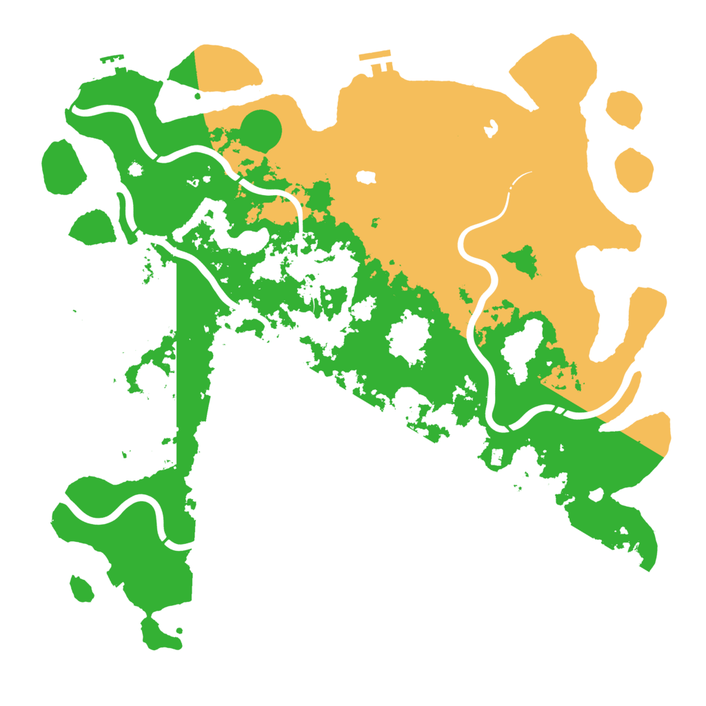 Biome Rust Map: Procedural Map, Size: 4500, Seed: 1198760989