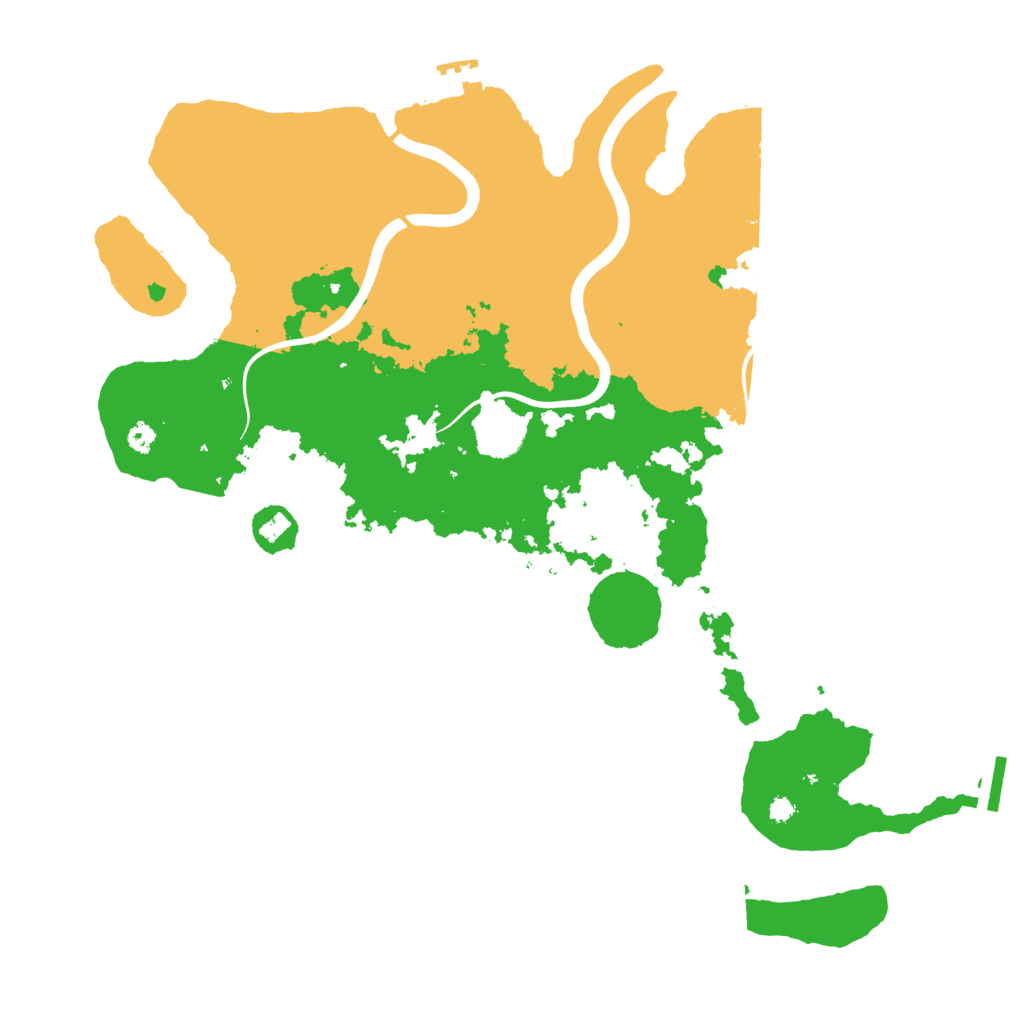 Biome Rust Map: Procedural Map, Size: 3750, Seed: 1704800845