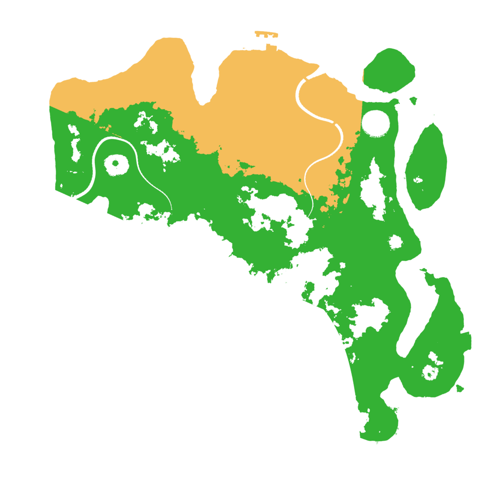 Biome Rust Map: Procedural Map, Size: 3250, Seed: 1580011774