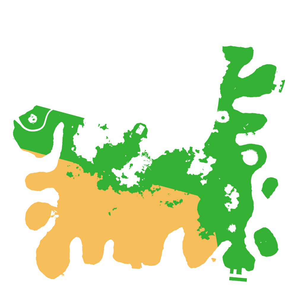 Biome Rust Map: Procedural Map, Size: 3500, Seed: 1957749650