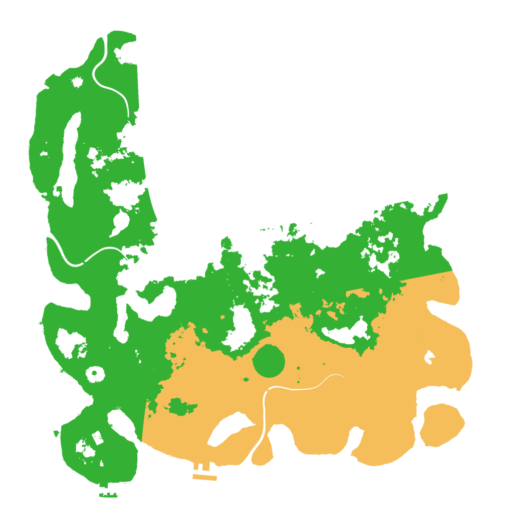 Biome Rust Map: Procedural Map, Size: 4300, Seed: 633029