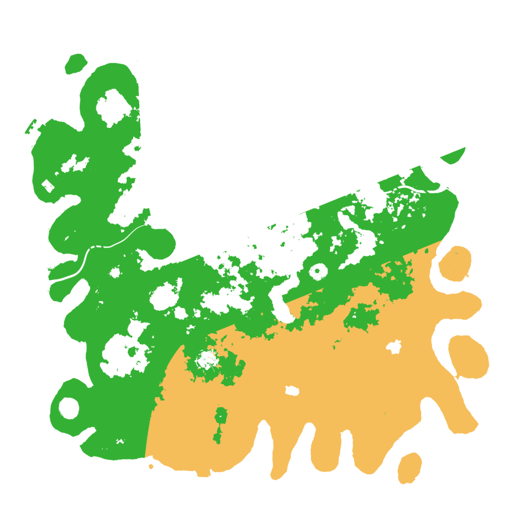 Biome Rust Map: Procedural Map, Size: 4500, Seed: 203953037