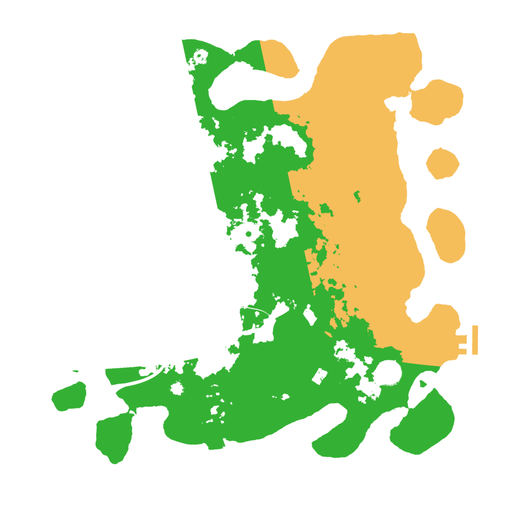 Biome Rust Map: Procedural Map, Size: 3500, Seed: 427101130